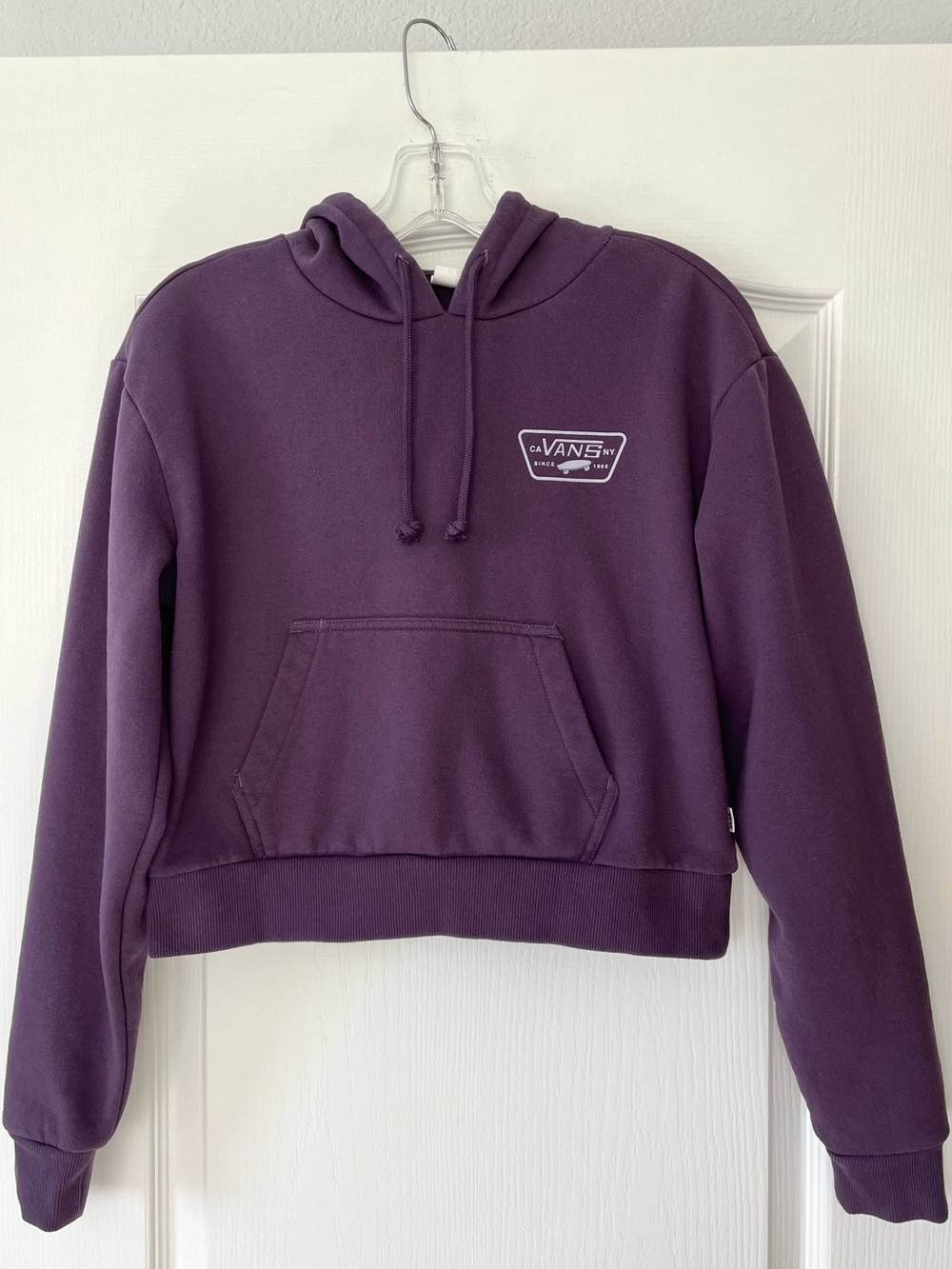 Vans Pullover Hoodie Sweatshirt in Purple - Size XS